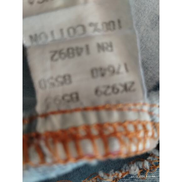 Y2K Marithé + François Girbaud Women's sz Medium Thrashed Denim Vintage Overalls - Picture 10 of 12